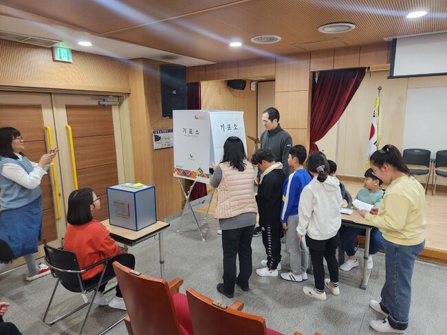 금천초등학교, 2025학년도 1학기 전교학생회 임원 선거 실시