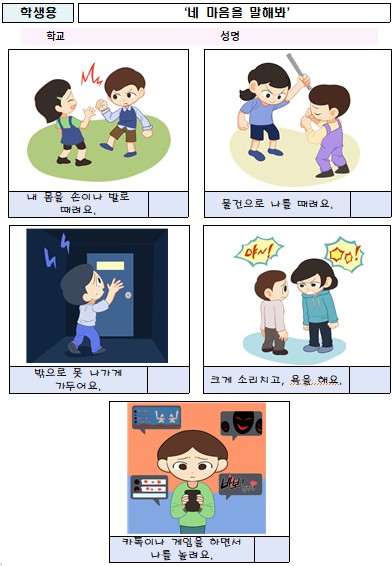 전국 최초 ‘웹툰형 학교폭력 설문지’ 경북교육청 개발·보급