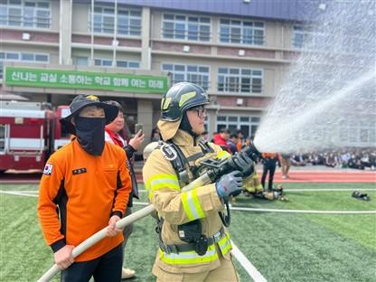 청도고등학교, 2025학년도 종합 소방 훈련 실시