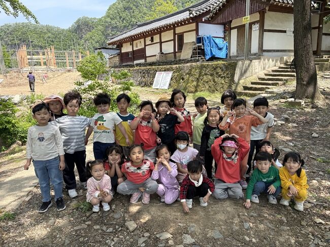 진보초 병설유치원, 신성리 공룡발자국 화석지 체험학습 실시