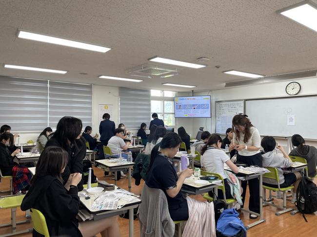 경주여중, 한국수력원자력과 함께 탄소중립 에너지교육 실시