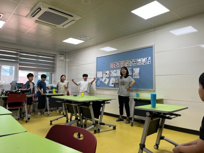 순흥초, 원어민과 함께한 여름방학 영어캠프 운영