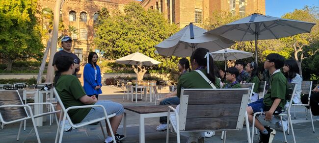 지품천중학교, 미국 UCLA·CALTECH 방문 국제교류 성료
