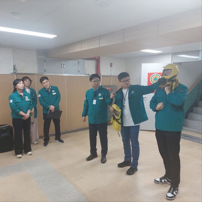 영천교육지원청, 공습 대비 민방위 및 화재 대응 훈련 실시