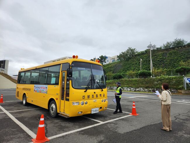 영천교육지원청, 어린이 통학버스 합동 안전점검 실시